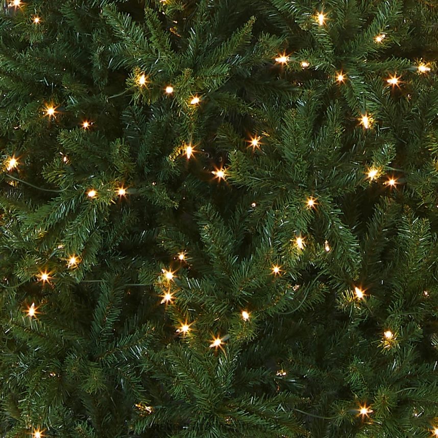 Trees | National Tree Company Artificial Pre-Lit Slim Christmas Tree Green Kingswood Fir White Lights Includes Stand 10 Feet F2L4F34